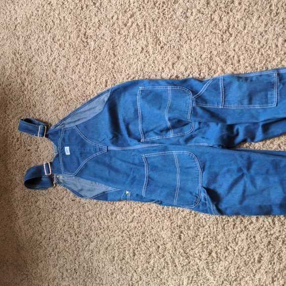 Vintage Liberty denim overalls - Picture 4 of 7